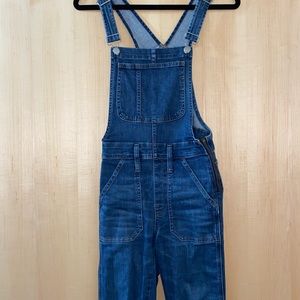 Madewell long denim overalls